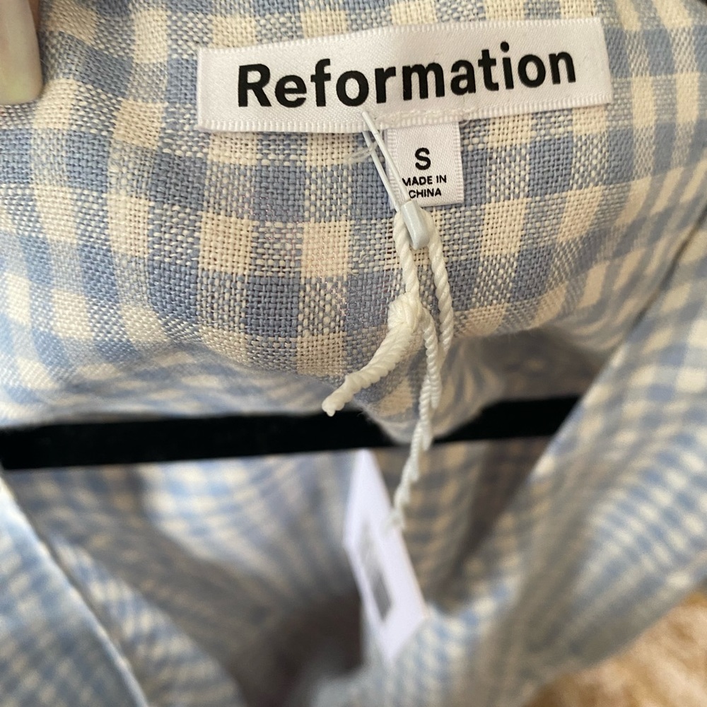 NWT Reformation Linen Dress - Picture 10 of 11